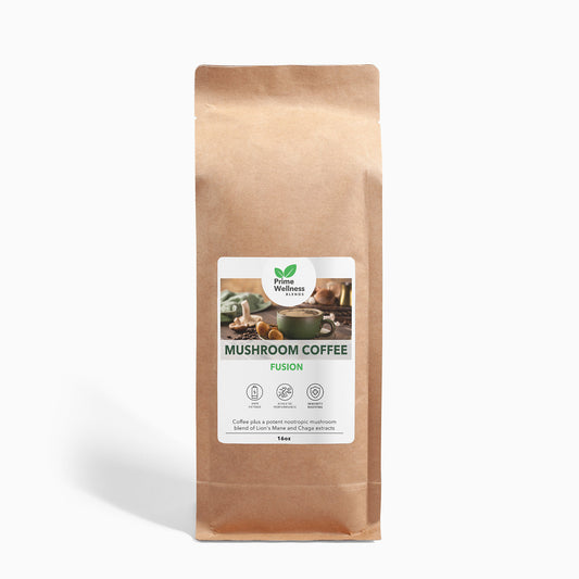 Prime Mushroom Coffee Blend - Lion’s Mane & Chaga 16oz